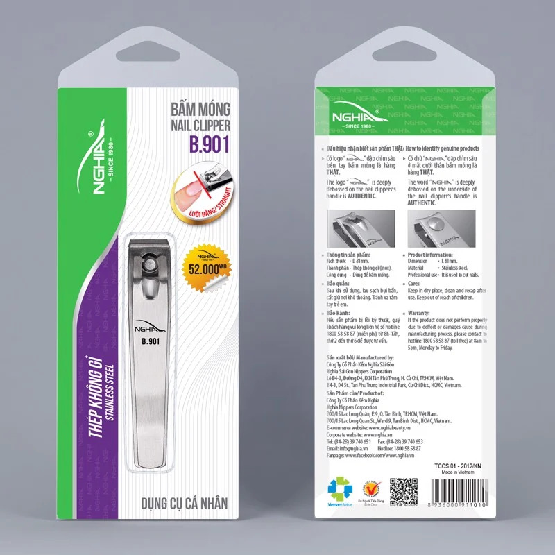 Kềm Nghĩa - Bấm móng BM-901