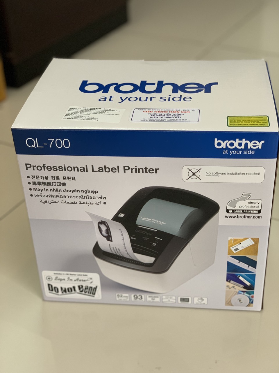 MÁY IN NHÃN BROTHER QL700 / HÀNG CHÍNH HÃNG