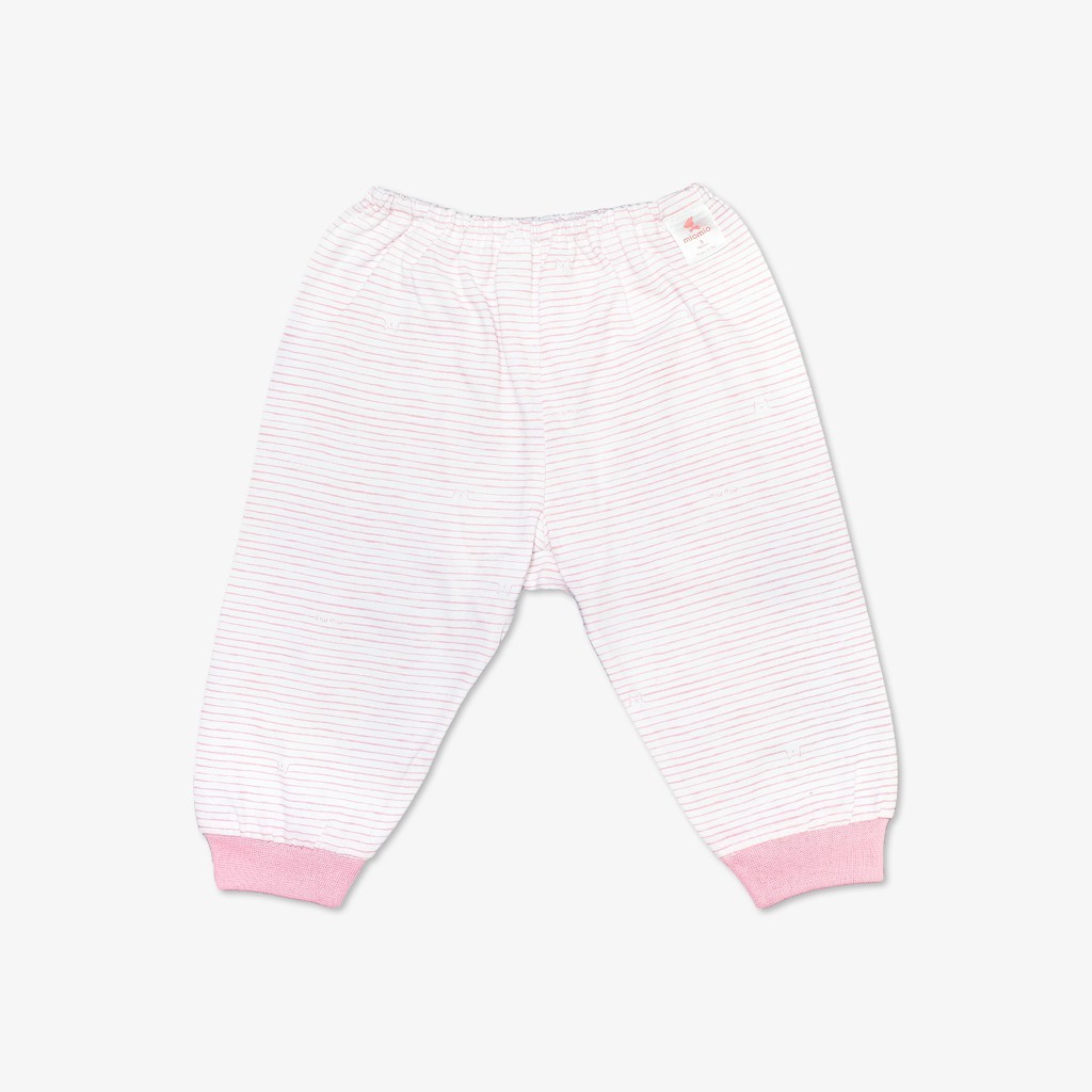 [ MIO mỏng] Quần dài bo gấu MIOMIO (0m-24m) phom rộng