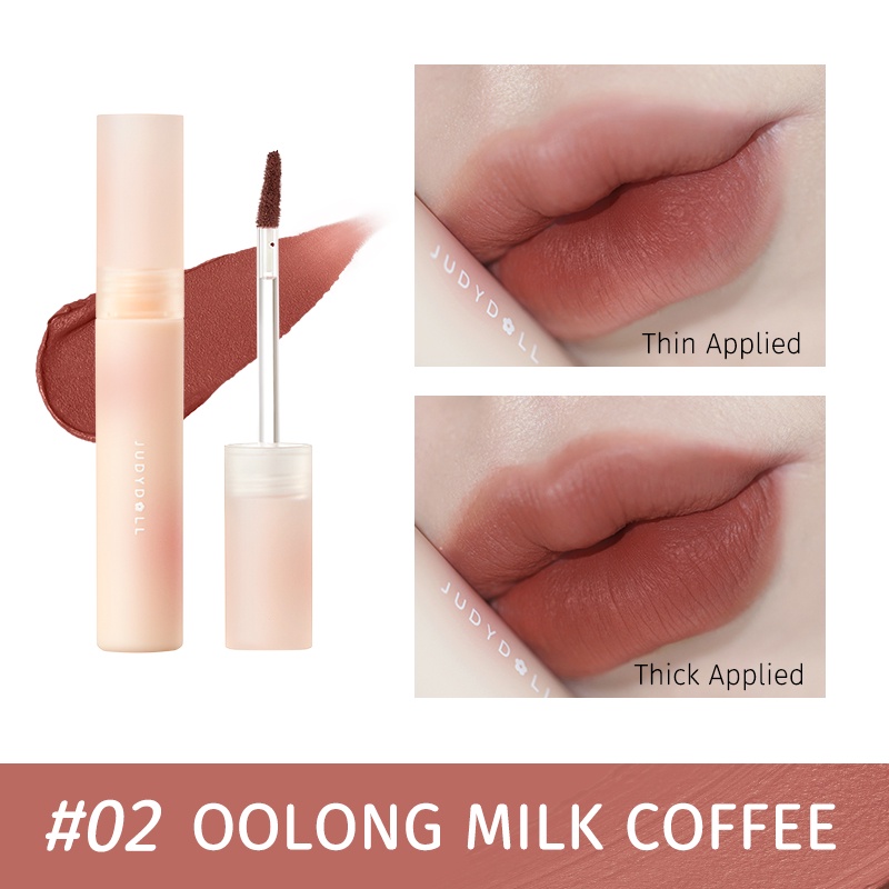 Son Dưỡng Môi Mềm Judydoll Mờ Lâu Trôi Không Dính Môi Marshmallow Cotton Candy Lip Mud Trắng Sáng 2.8G