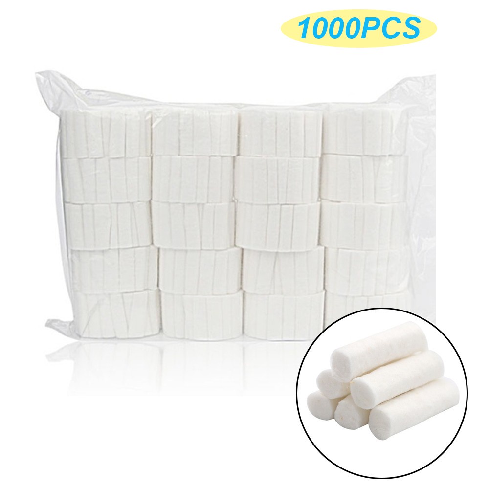1000pcs/lot Cotton Rolls Gem Cotton Swab
