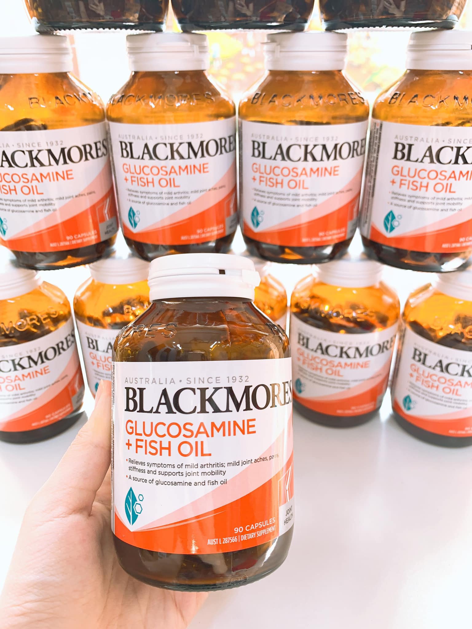 BLACKMORE GLUCOSAMIN + FISH OIL Lazada.vn
