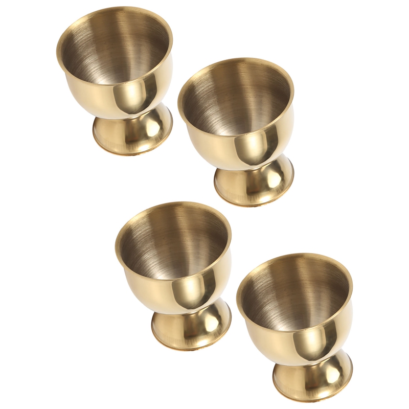 Egg Cups Set Stainless Steel Eggs Hard Boiled Eggs and Soft Tray Tool Holders Kitchen