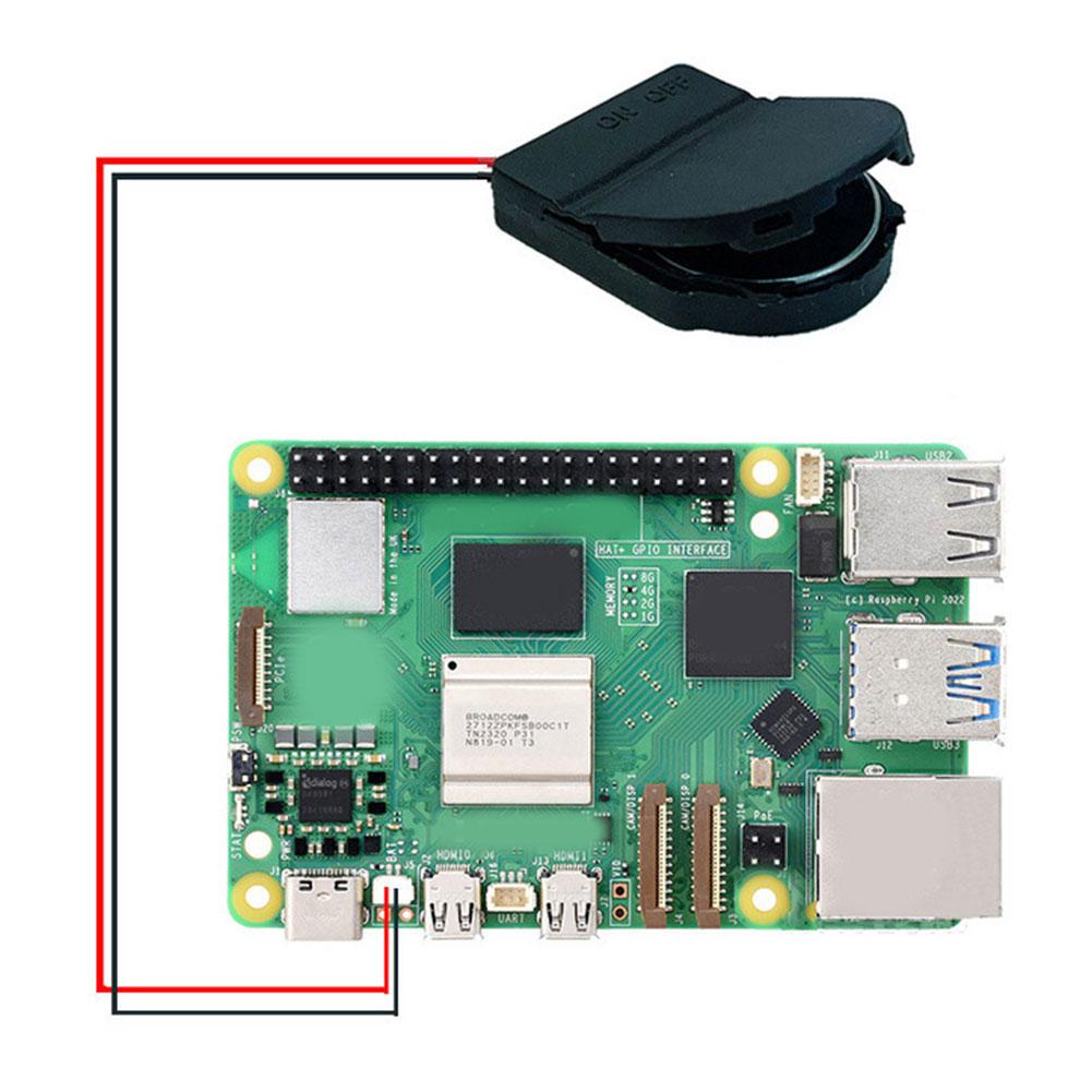1 Set For Raspberry Pi 5 Rtc Clock Kit Real Time Clock Power Tested ...