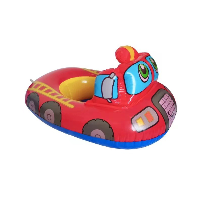 【HUIESON】Car Horn Boat Infant Water Swimming Seat Seat Water Car Boat with Steering Wheel Horn