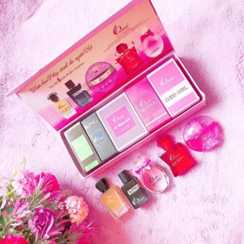 [HCM]Set Nước Hoa Charme_Mini Dạng Chấm (5 chai x 10ml)