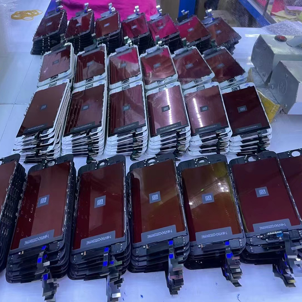 Đối với iPhone 6 6S 6 Plus 6S Plus Màn hình LCD iPhone 7 7 Plus 8 Plus LCD+Camera trước+Loa