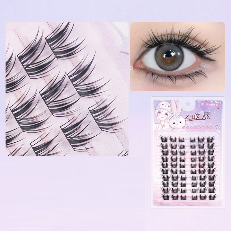 60/80/100/120%20Clusters%20Natural%20Eyelash%20Clusters%20DIY%20Manga%20Lashes%20Soft%20False%20Eyelashes%20Eyelashes%20Daily%20Makeup%20JIJIN%20-%20Image%203