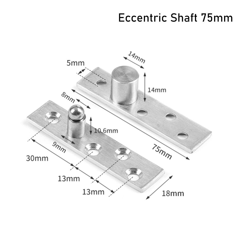 Persistent 75mm-150mm bản lề xoay cửa thép không gỉ xoay 360 độ trục định vị bền chịu lực trục lệch tâm trục dương tủ cửa tủ