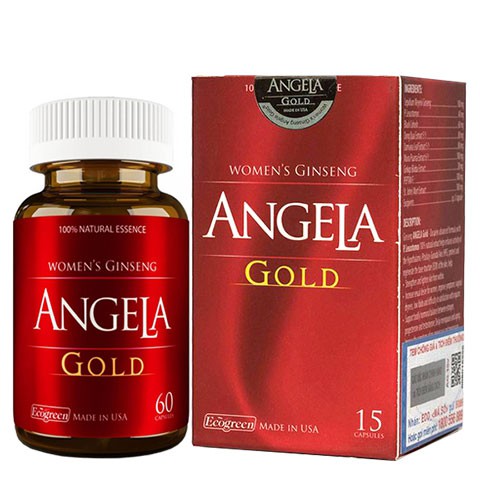 Women s Ginseng Angela Gold - Hỗ trợ làm đẹp da, tăng cường sinh lý nữ