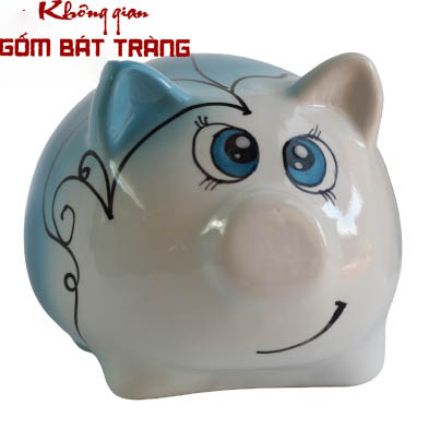 Heo đất, Lợn đất tiết kiệm gốm Bát Tràng cao cấp an toàn cho bé