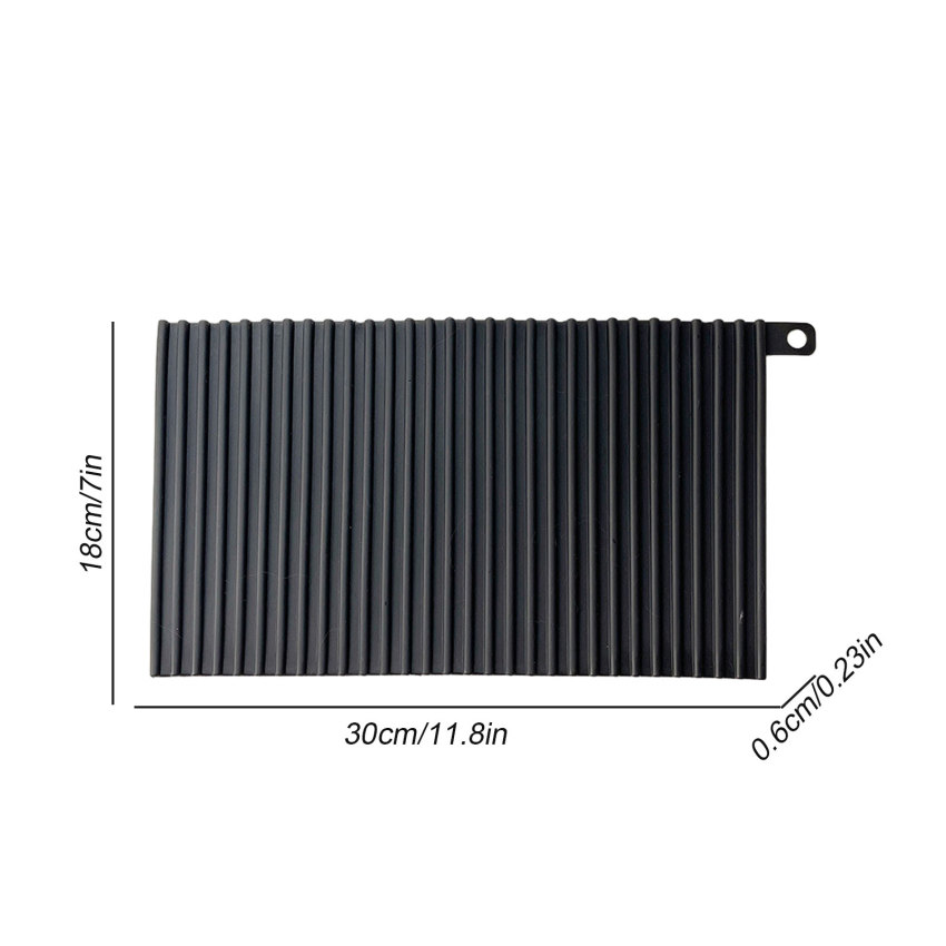 Silicone khô thảm cống Mat Bộ đồ ăn nhà bếp Khay Ráo Nước worktop placemat cho Lót đĩa bàn ăn phụ kiện nhà bếp