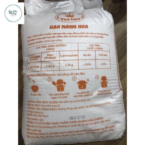 5kg gạo nàng hoa dẻo ít mềm cơm