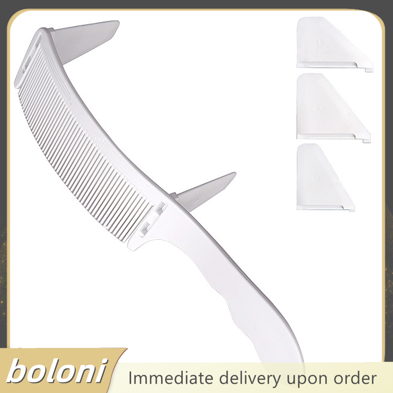 😍 boloni cong tóc cắt cắt arced lược thợ cắt tóc phẳng top cắt tóc lược bàn chải làm tóc công cụ cắt tóc lược bộ