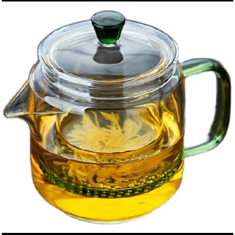 ấm trà thủy tinh chịu nhiệt có lõi lọc cao cấp 500ml