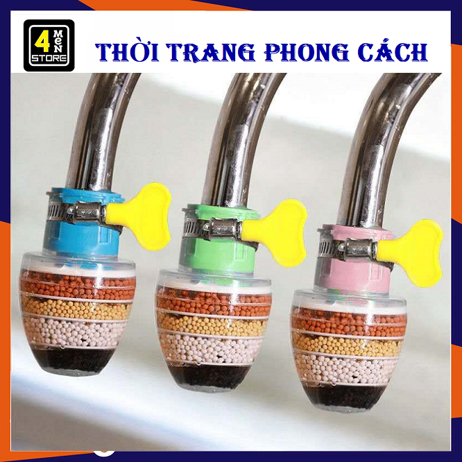 Vòi Sen Vòi Nước Hoa Sen Lò Xo Nhựa - Đầu Hoa Sen Gắn Vòi Nước Giúp Tiết Kiệm Nước Dùng Cho Vòi 16 - 19mm