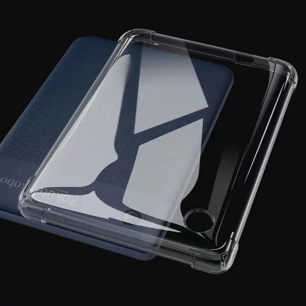 Clear TPU Back Cover For Kobo Clara Colour & Clara BW & 2E 6" eBook Shockproof Protector Case with 4 Shockproof Airbags