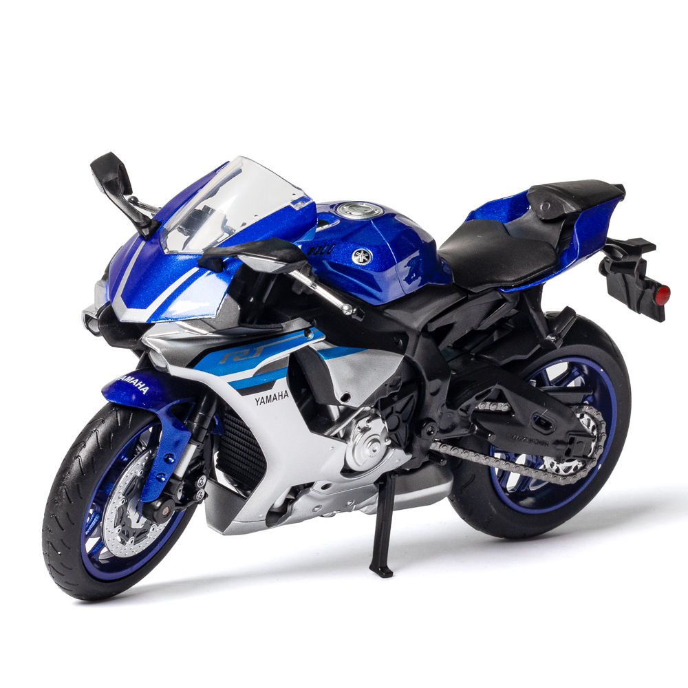 Sonice 1:12 Motorcycle Model for Yamaha YZF R1 Alloy and Plastic Collection Gift with Shock Absorber Function ( Box)