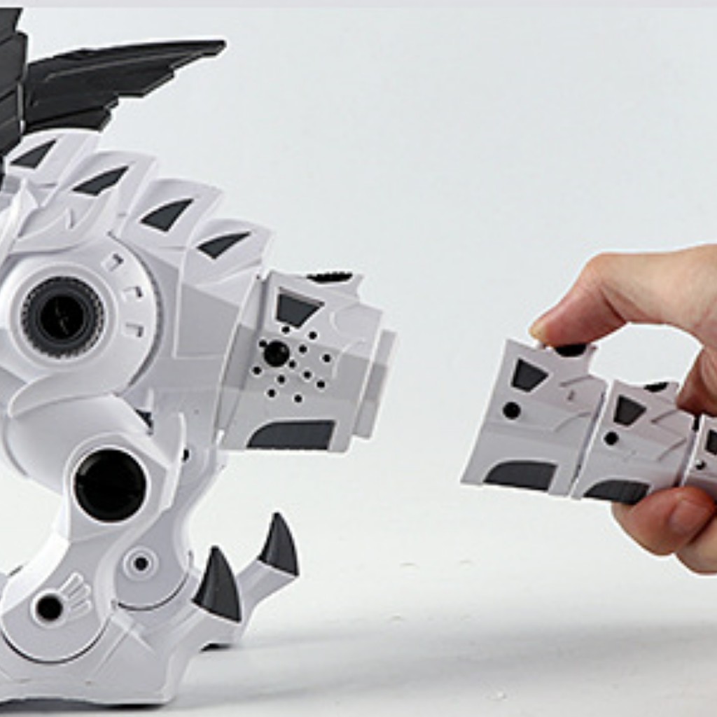 Khủng Long Robot Phun Khói - Lửa Điện Sử Dụng Pin