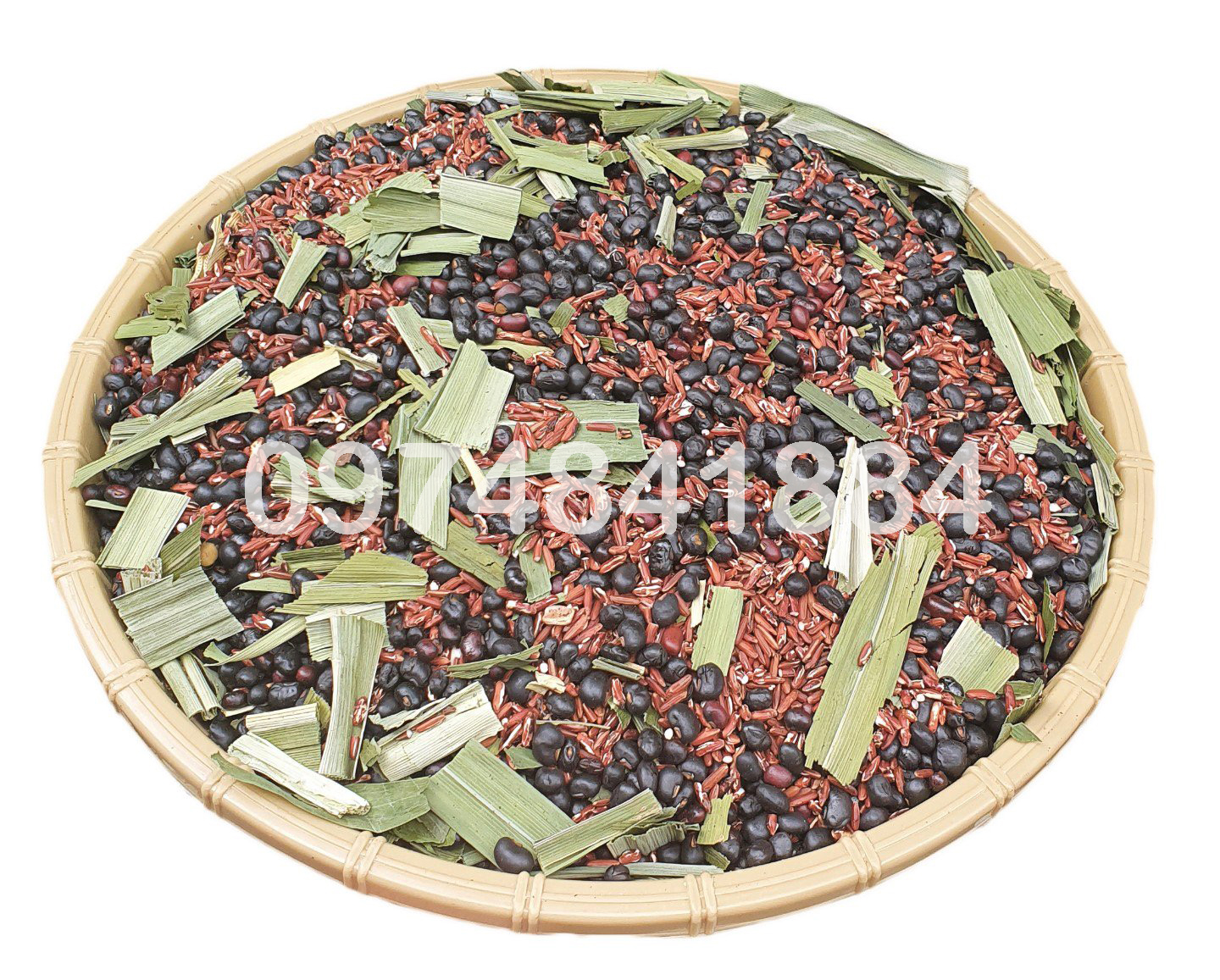 TRÀ GẠO LỨT ĐẬU ĐEN XANH LÒNG ĐẬU ĐỎ VÀ LÁ DỨA 1kg