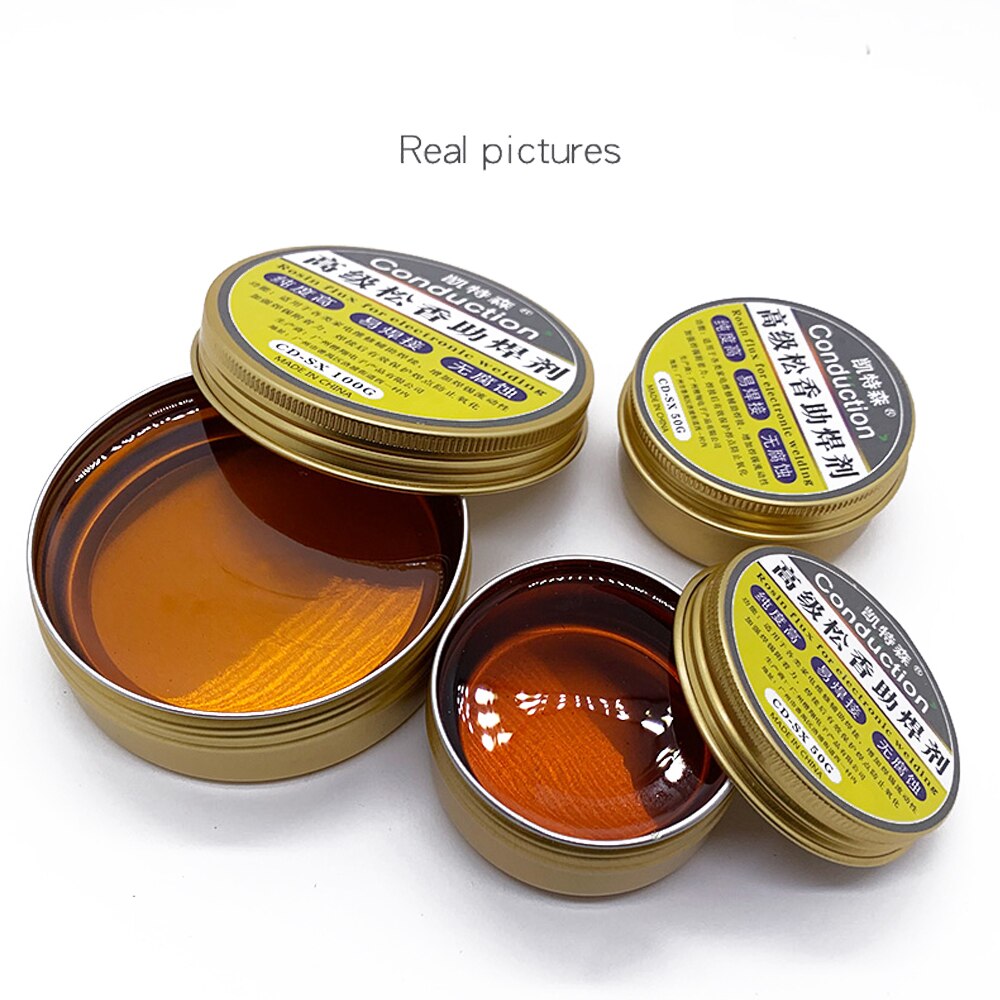 Hot Selling 50G High Purity Solid Rosin Solder Paste Flux Paste Soldering Tin Material Paste Repair Rosin Soldering Gel Tool For Welding