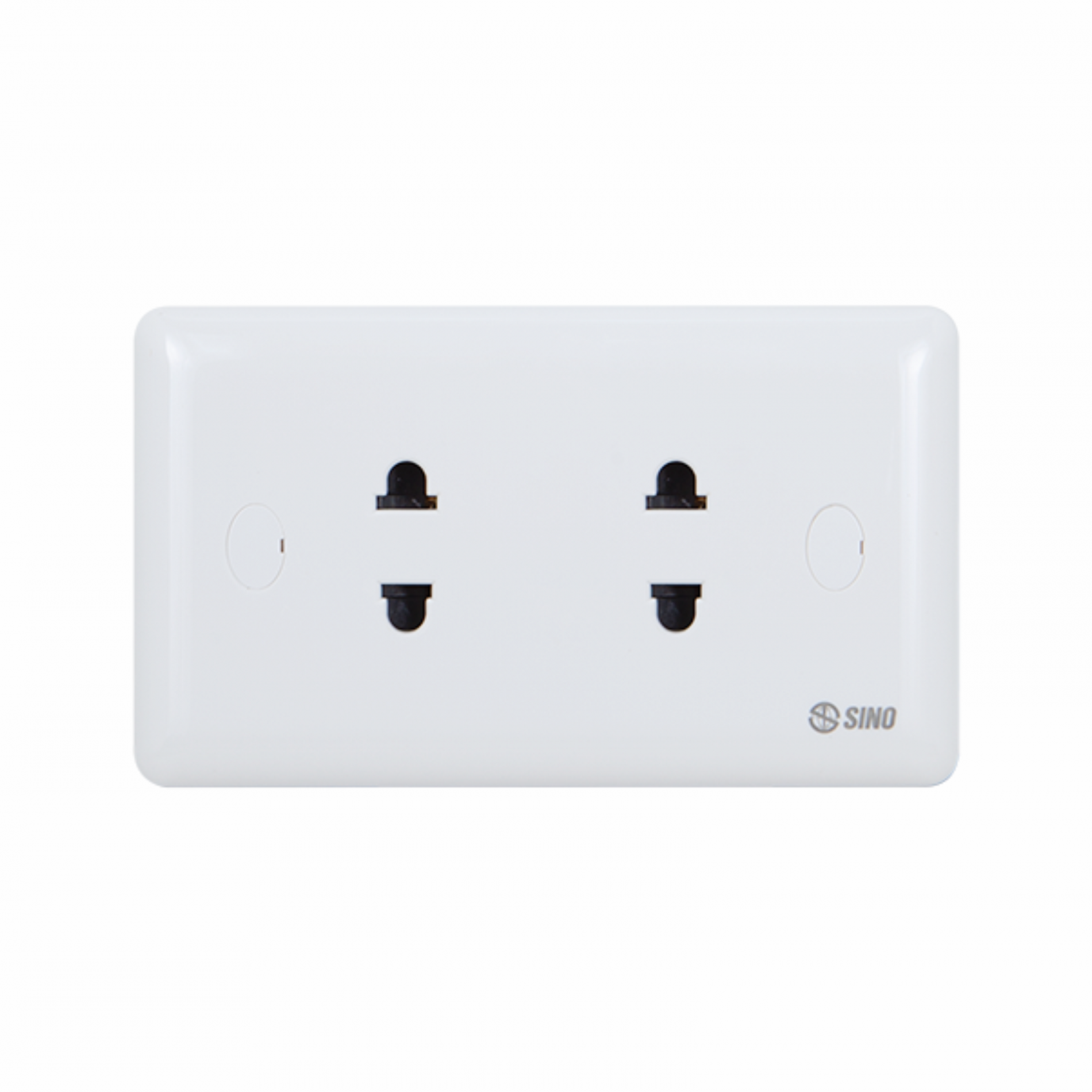 MẶT ĐIỆN 2 Ổ CẮM 2 CHẤU 16A- SINO S19