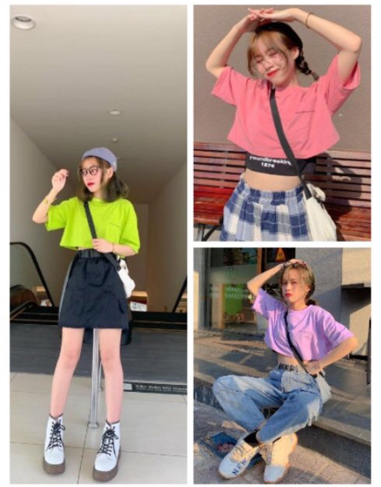 Áo croptop nữ siêu cá tính