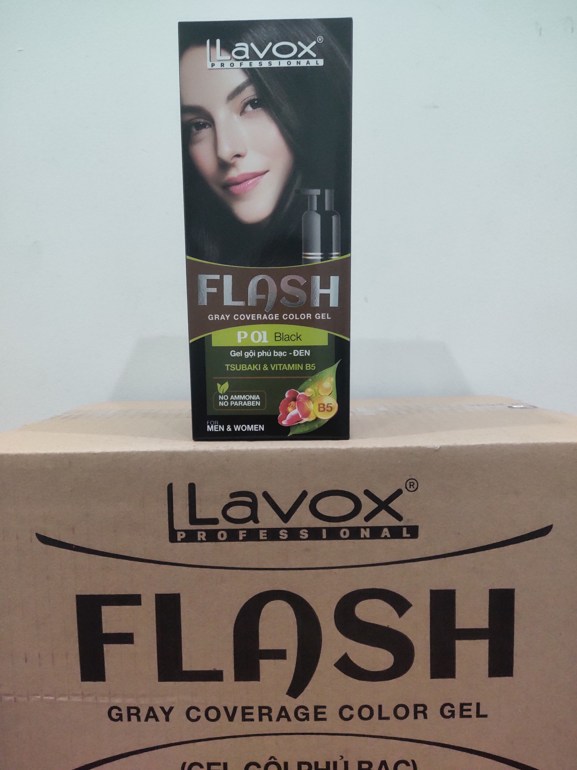 Dầu Gội phủ Bạc Lavox Flash- Dung tích lớn 200ml