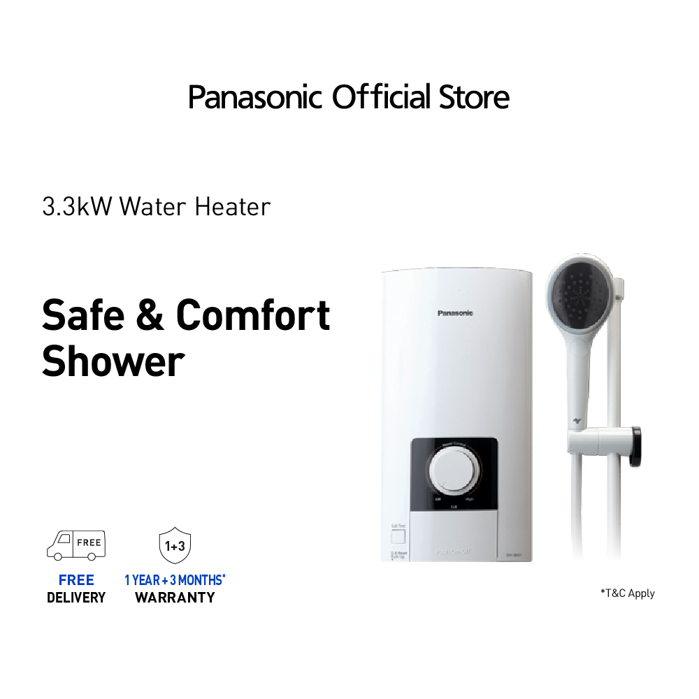 Panasonic Standard Electric Water Heater DH-3NS1SW | Lazada Singapore
