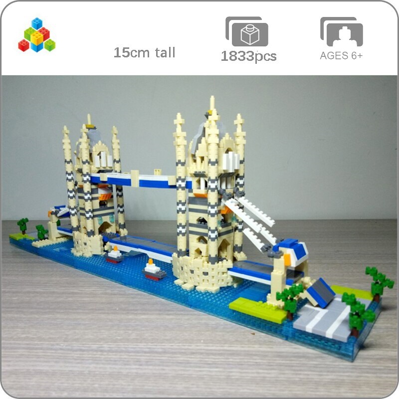 Cầu Tháp Luân Đôn - London Tower Bridge ( Lego Architecture )