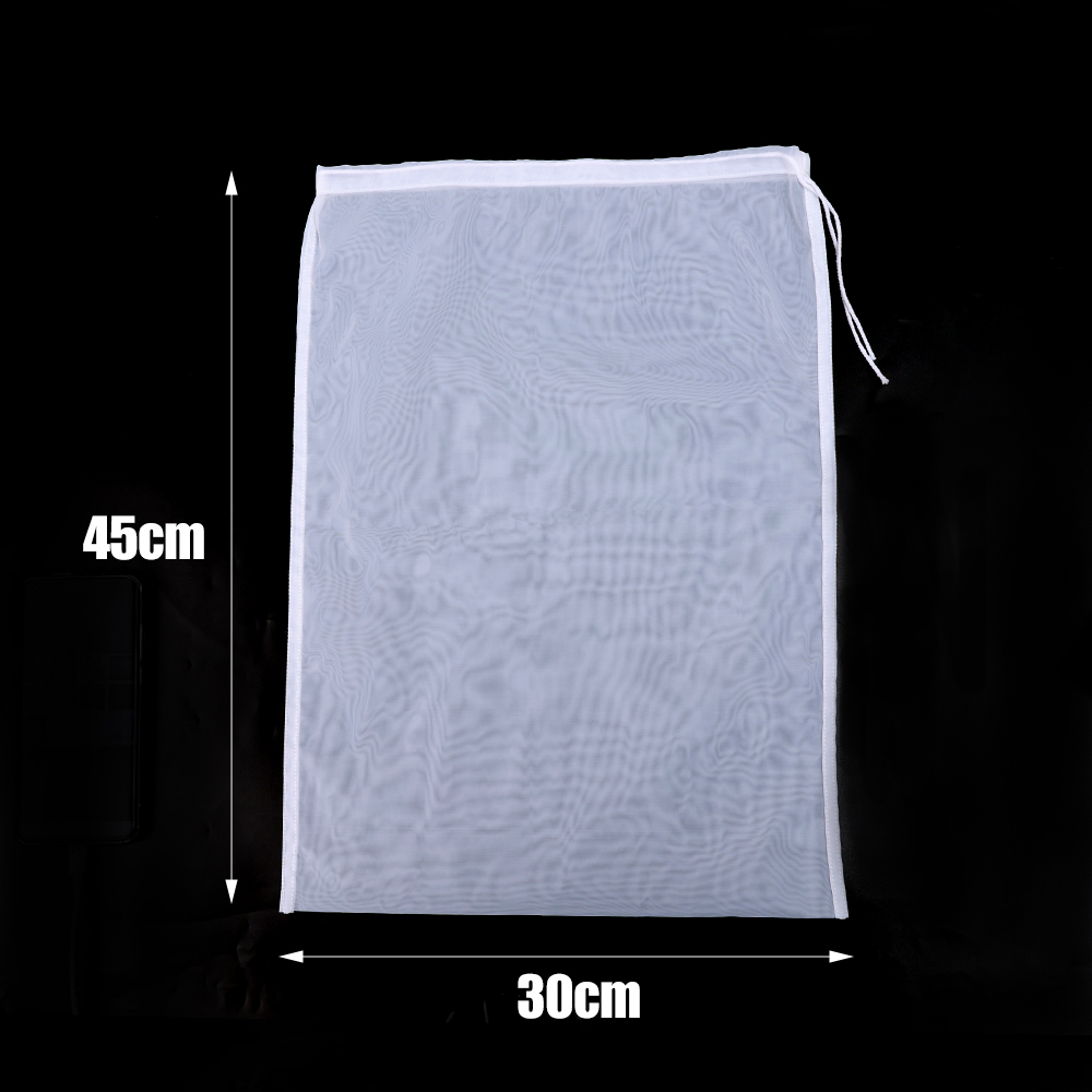 Soy Milk Filter Bag Nut Milk Tea Coffee Yogurt Residue Filter Kitchen Food Reusable Nylon Filter Bag Filter