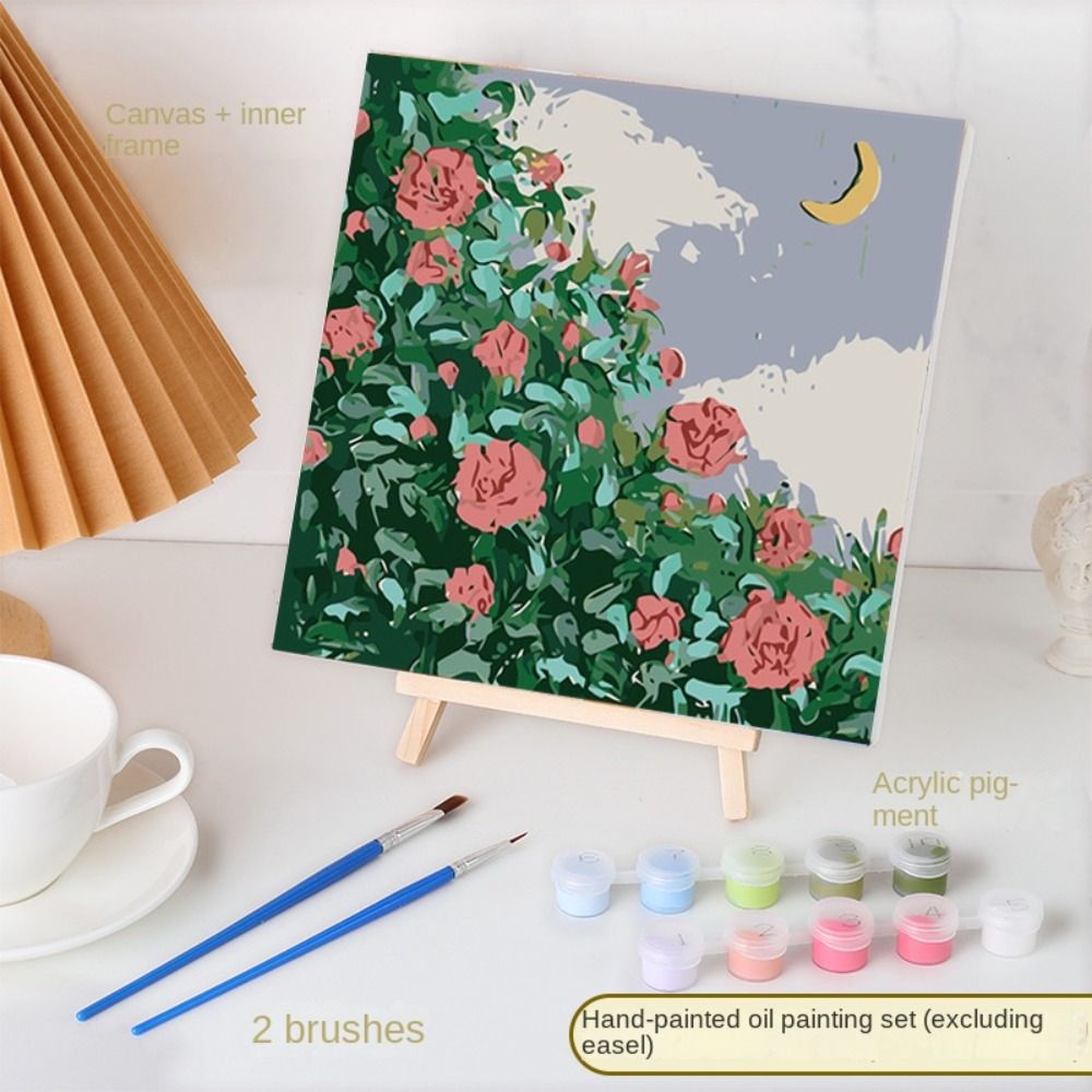 PETPARADIS Kuromi DIY Digital Oil Painting Kits My Melody Doraemon