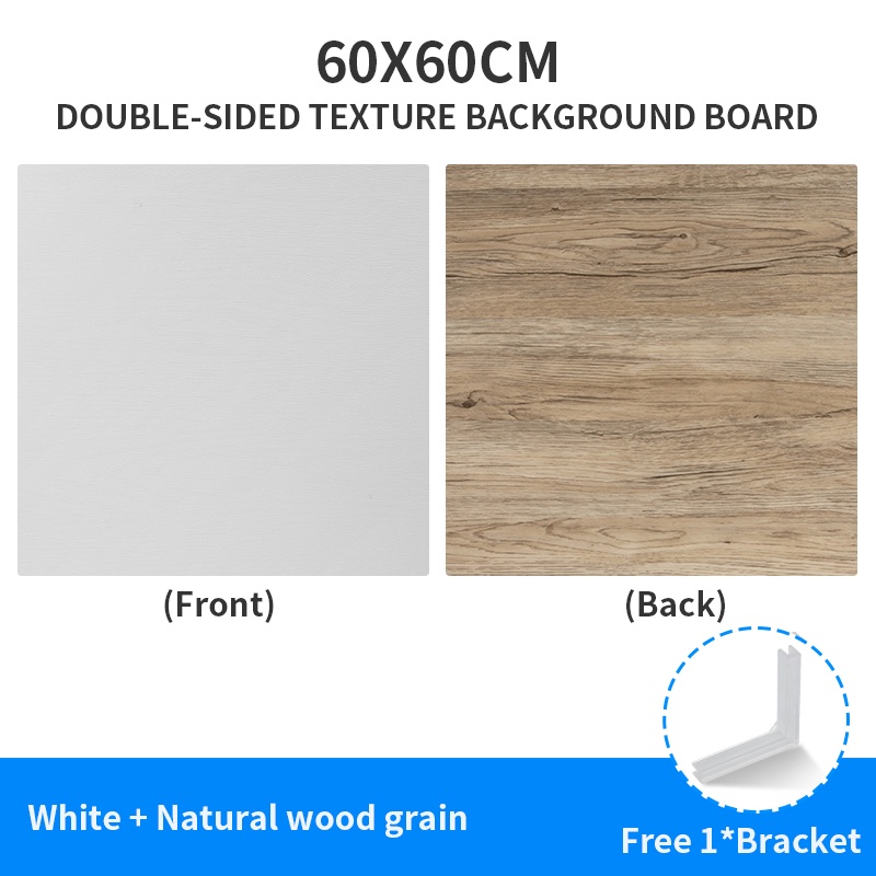 Selens Hard Background Board 60x60cm Photography Studio Wooden Cement ...