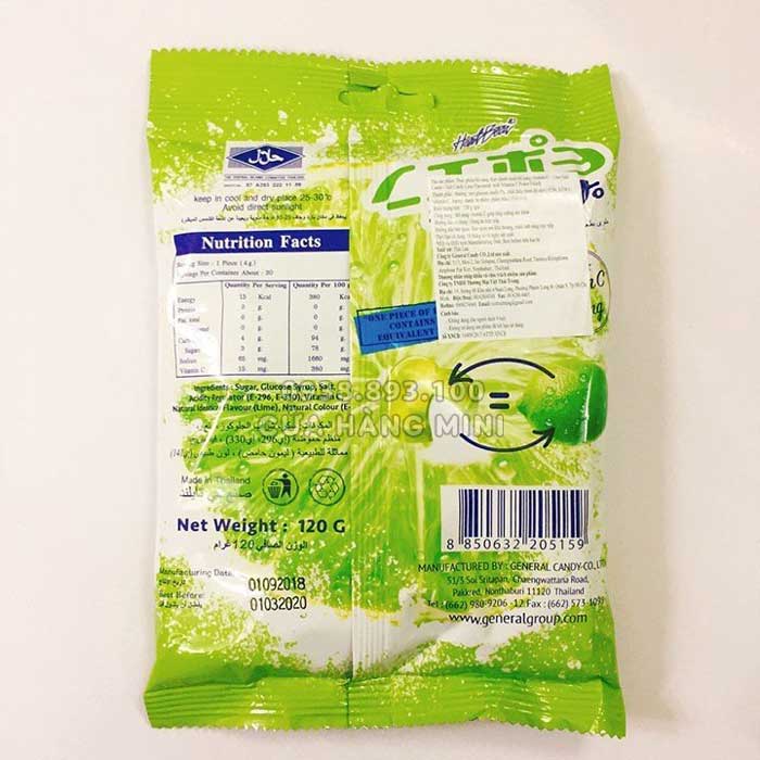 Combo 3 Gói Kẹo Chanh Muối Hartbeat Thái Lan