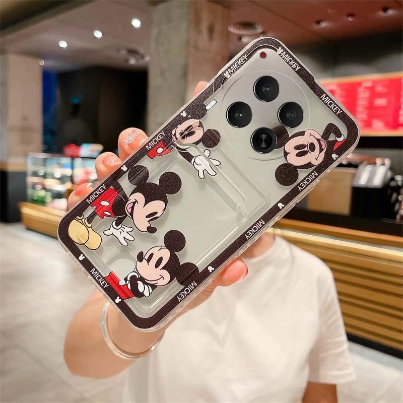 For Tecno Camon 30 Pro Premier Case Transparent Soft with Wallet Clip Cute Cartoon Lens Protection for Tecno Camon 30 Premier Pro Back Cover. 