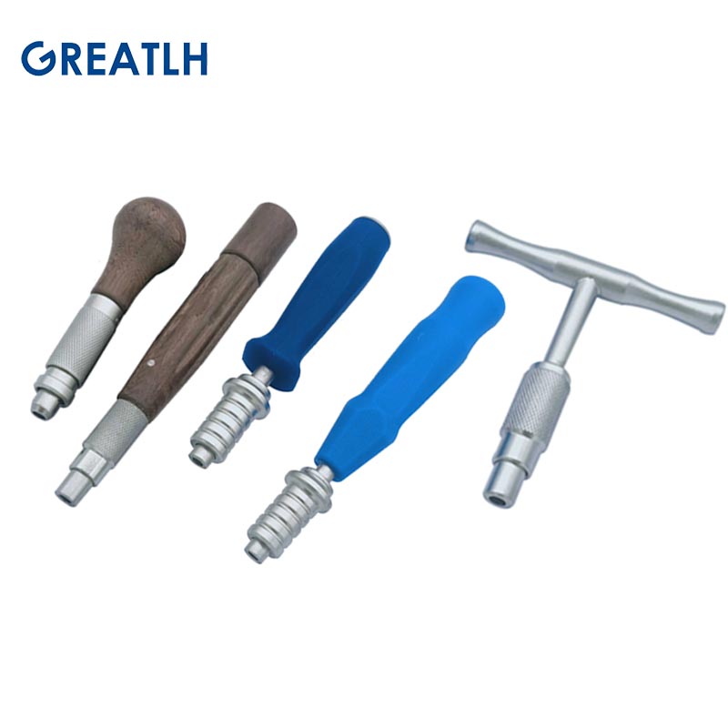 NEW 【Innovative design】Stainless Steel Ao Screwdriver Screw Quick Coupling Handle Wooden Handle Orthopedic Surgery Instrument. 
