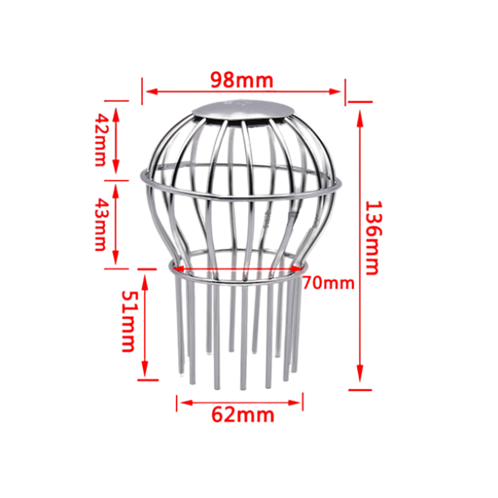Baoblaze DOWN PIPE GUTTER BALLOON PIPE GUARD FILTERS STRAINER ANTI BLOCKAGE