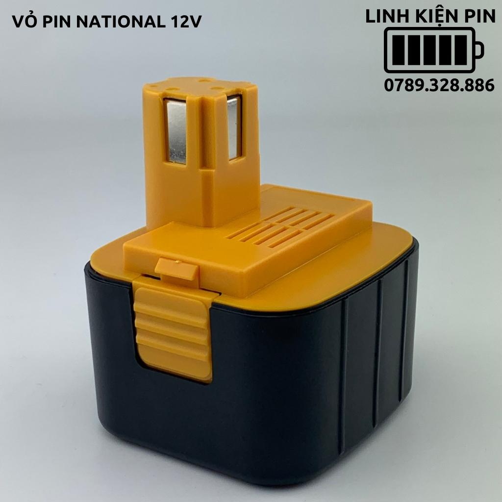 Vỏ pin national 12v mới đóng được 6 cell