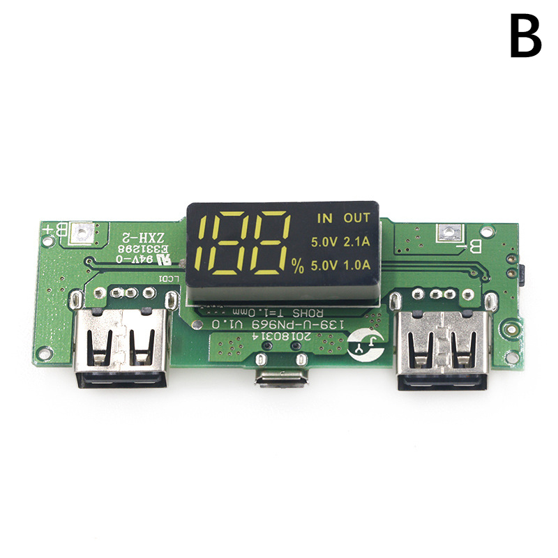 LED%20Dual%20USB%205V%202.4A%20Micro/Type-C%20USB%20Mobile%20Power%20Bank%2018650%20Charging%20Module%20Lithium%20Battery%20Charger%20Board%20CDHBD%20-%20Image%204