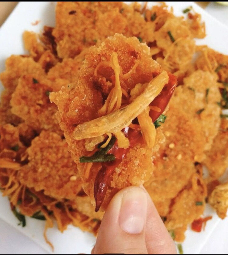 200g cơm cháy bể mắm hành loại ngon