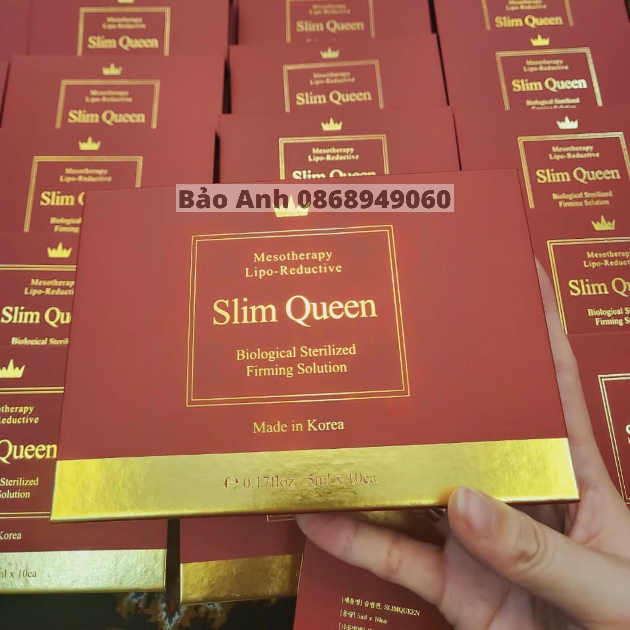 Tan mỡ Giảm béo SLIM QUEEN 1 hộp 10 lọ