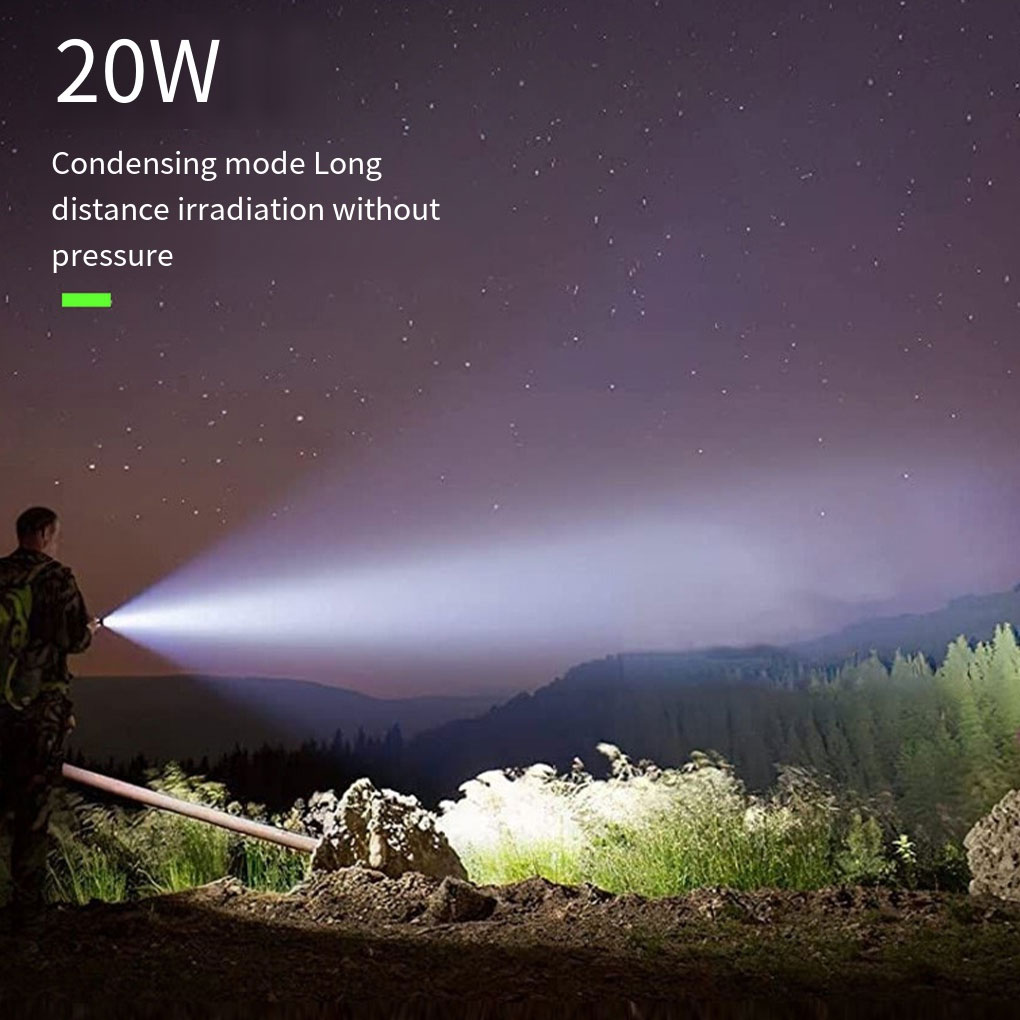 Super Bright Three-eye Mini Flashlight For Nighttime Safety Wide Applications Type 1