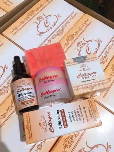 Combo 4 món collagen plus vit e, kem dưỡng da collagen vit e ngày đêm.shop_bao_châu