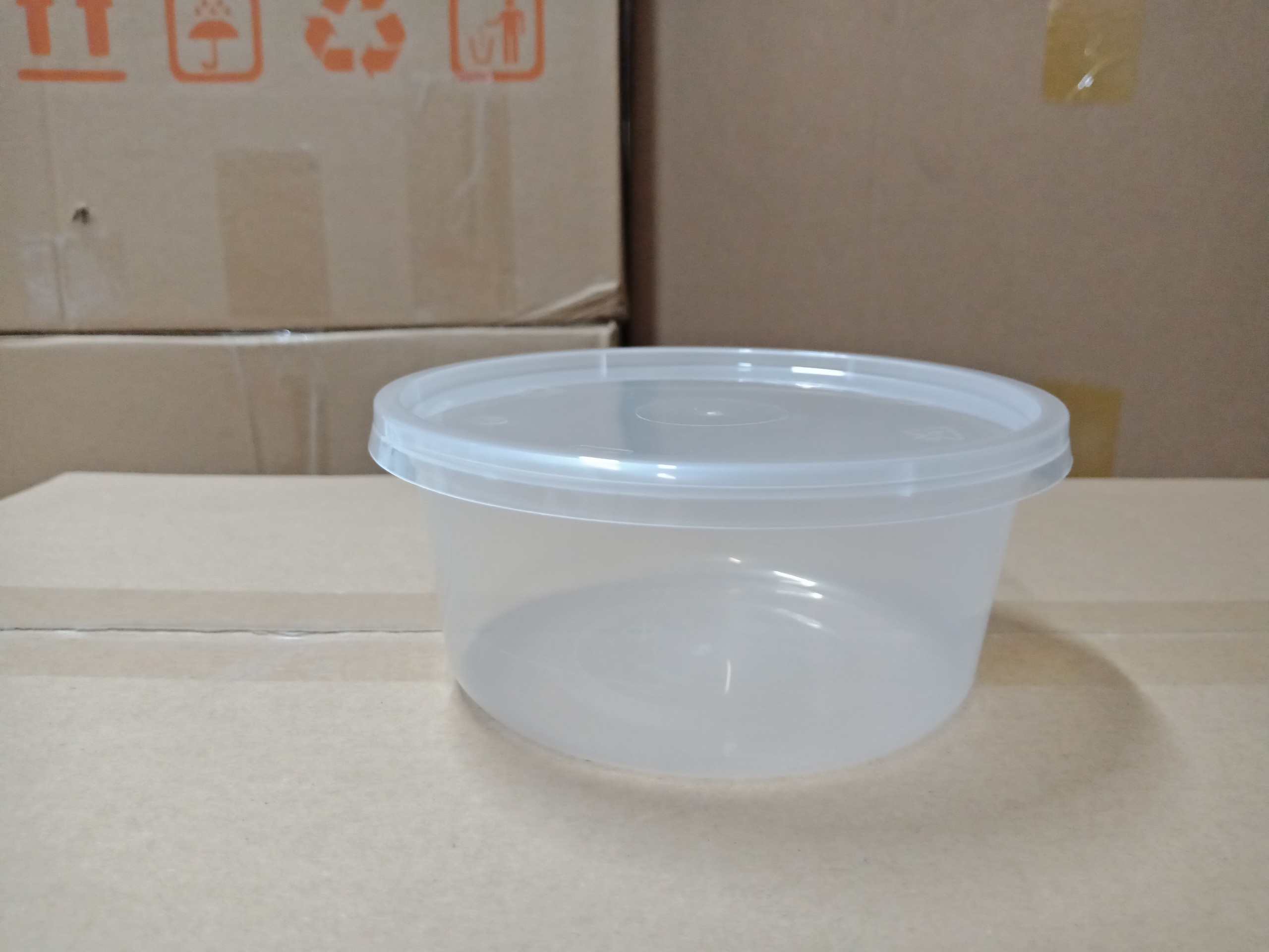 COMBO HỘP NHỰA TRÒN PP 350ML ( CÓ NẮP )