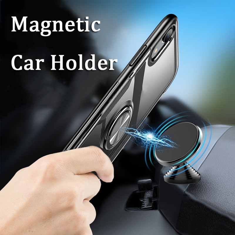 Phone case infinix Hot 60i 60 Hard Clear Transparent Shockproof Armor Car Adsorb Holder Ring Back Cover infinix Hot 60 60i Case. 