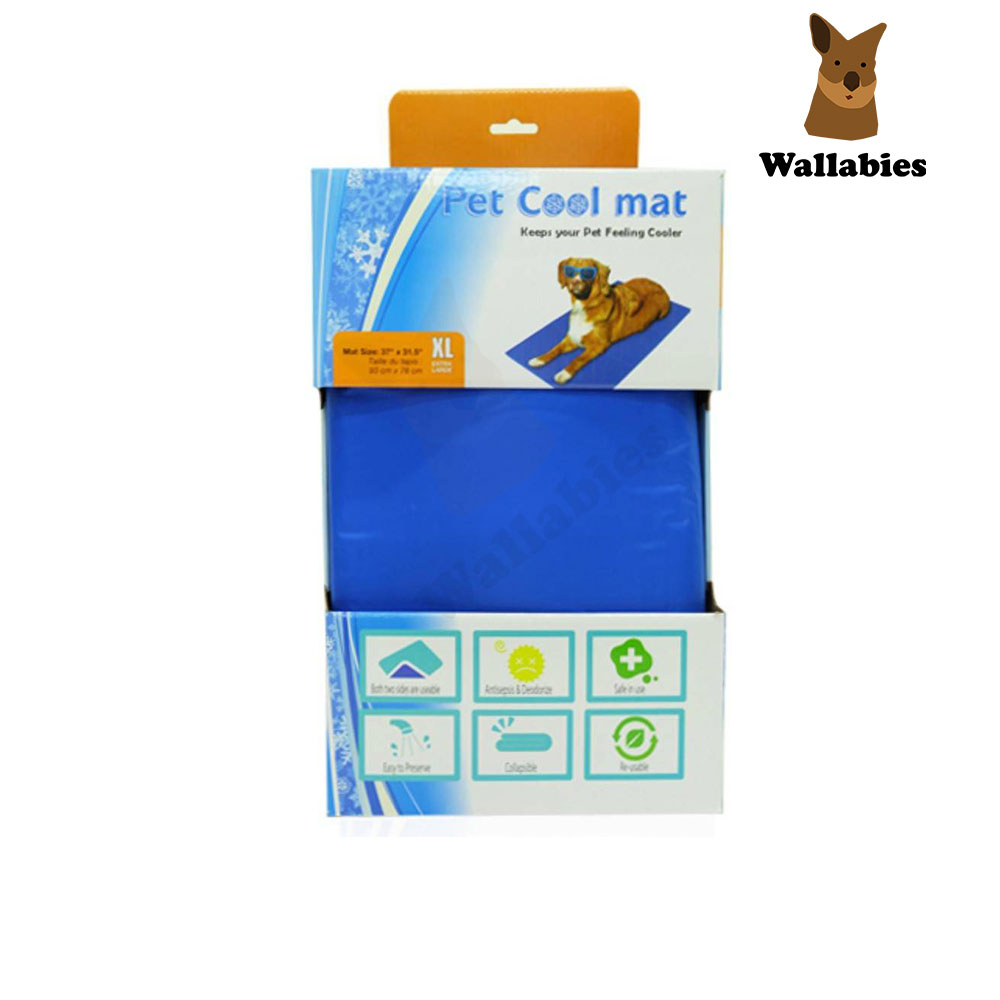 PET Cool Mat XL ที่นอนเจลเย็นหมา แผ่นเจลรองนอนหมา (ขนาด93*78 cm