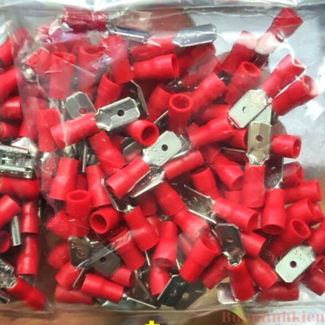 100 Đầu cos ghim đực cái 2-250 (50 đực+50 cái), cos 6.3