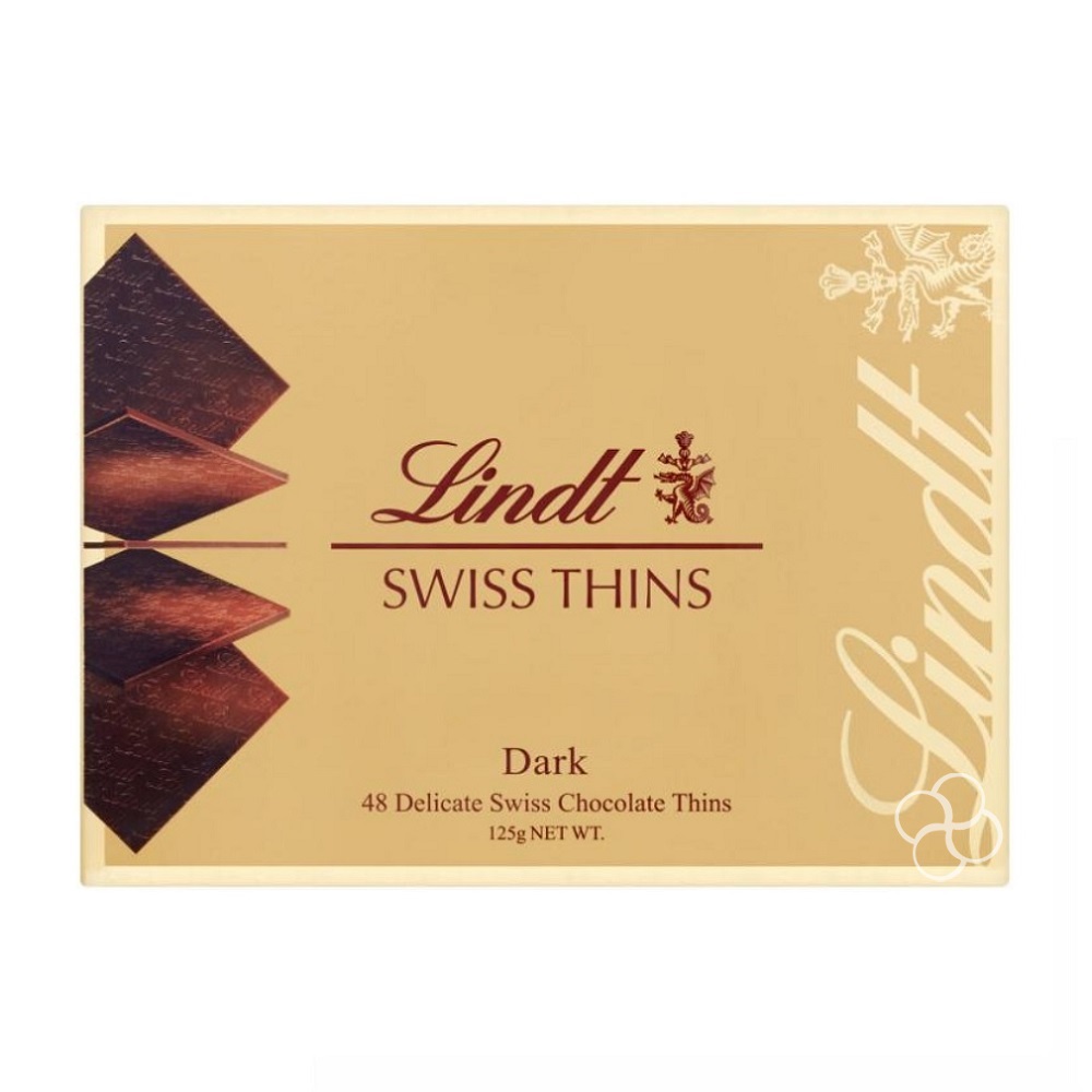 Lindt Swiss Thins Dark Chocolate 125g Lazada Ph 1189