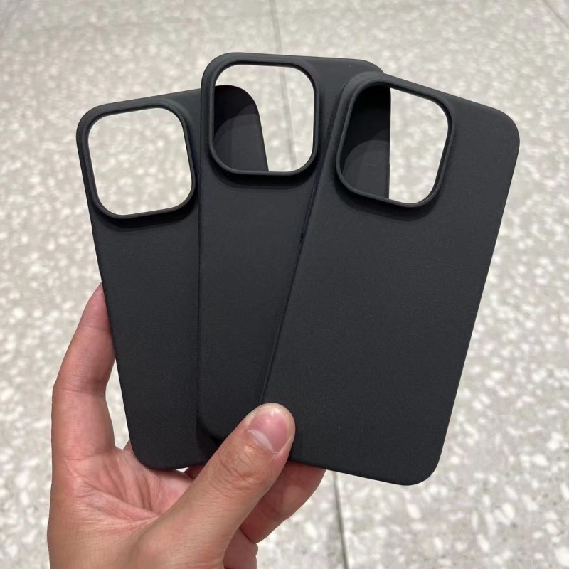 11 Pro Max Plain Black Phone Cases HOCE Luxury Ultra Thin Matte