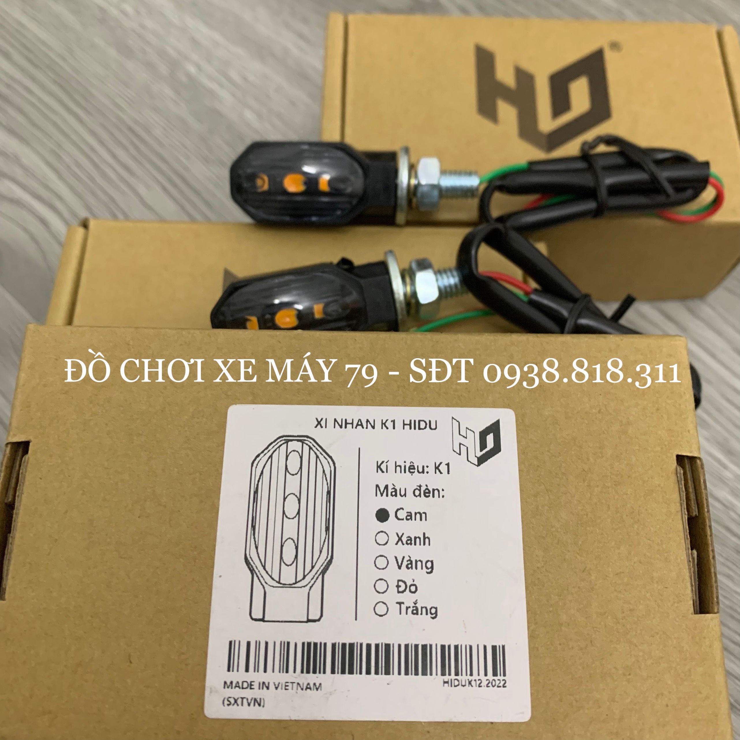 Xi nhan led K1 HIDU kiểu mini